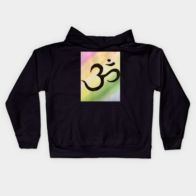 Aum Kids Hoodie by lindaursin